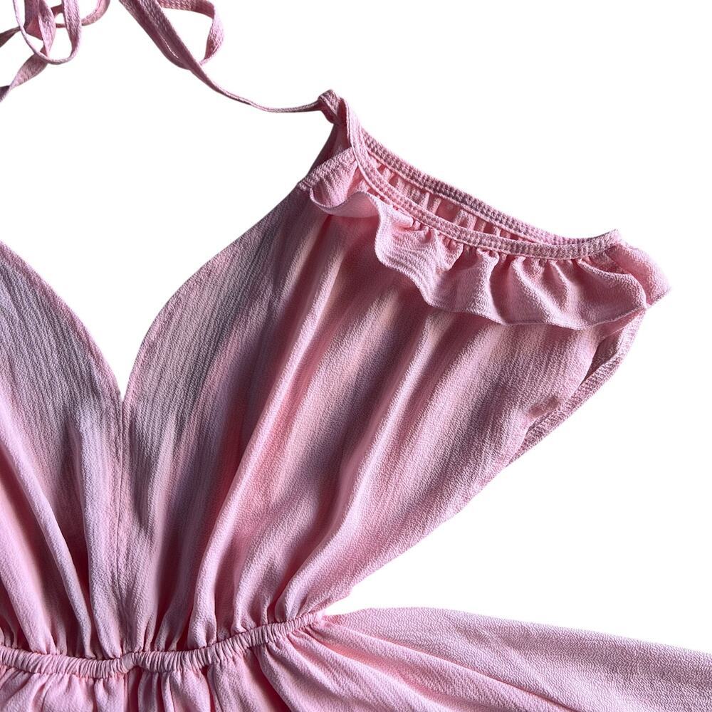 Sexy Pink Open-Back Romper Dress – Fits Small - Made in Peru - Picture 8 of 12